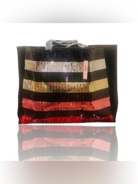 NWT Victoria Secret Sequin Tote Bag NWT